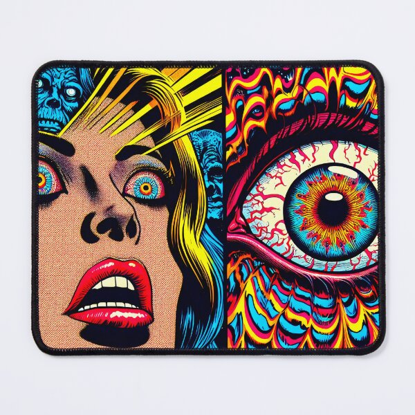 Item preview, Trippy Psychedelic Zombie Vision Of Oblivion designed and sold by AIPixelMaster.