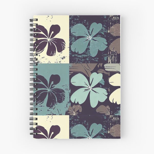Item preview, Retro Grunge Patchwork Surf Sixties Flowers designed and sold by SamJanner.
