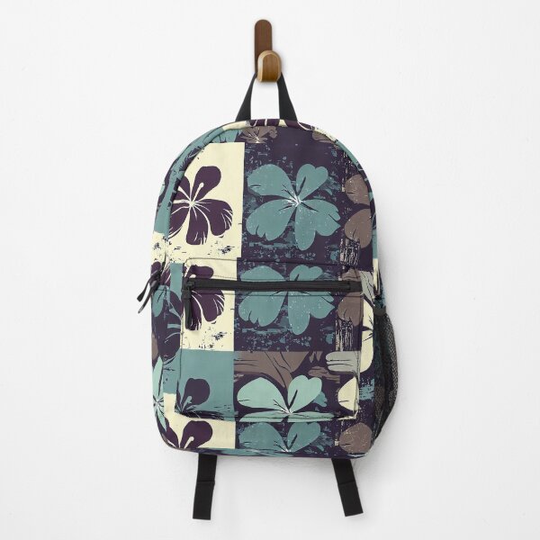 Item preview, Retro Grunge Patchwork Surf Sixties Flowers designed and sold by SamJanner.