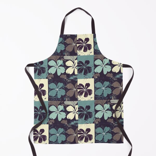 Item preview, Retro Grunge Patchwork Surf Sixties Flowers designed and sold by SamJanner.