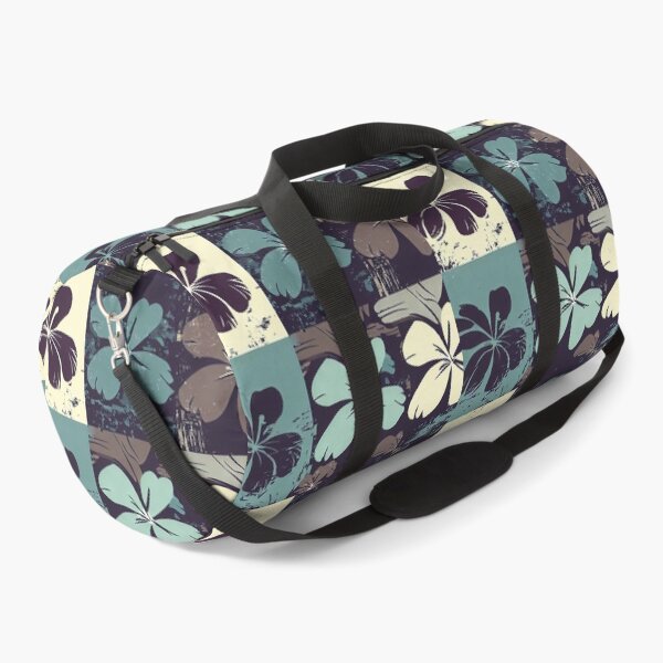 Item preview, Retro Grunge Patchwork Surf Sixties Flowers designed and sold by SamJanner.