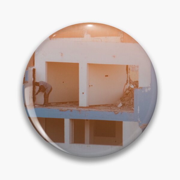 Item preview, Evening atmosphere on the construction site designed and sold by rhosbahu.