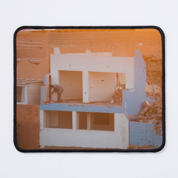 Item preview, Evening atmosphere on the construction site designed and sold by rhosbahu.