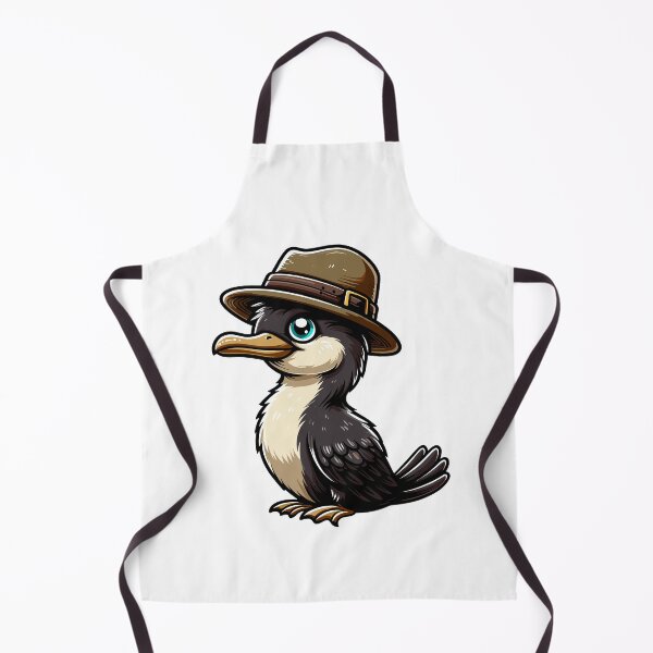 Item preview, Cool Cormorant in Hat designed and sold by ArtfulWeave.