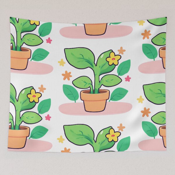 Item preview, Flower pot, plant lover, botanical  designed and sold by PurpleWay.