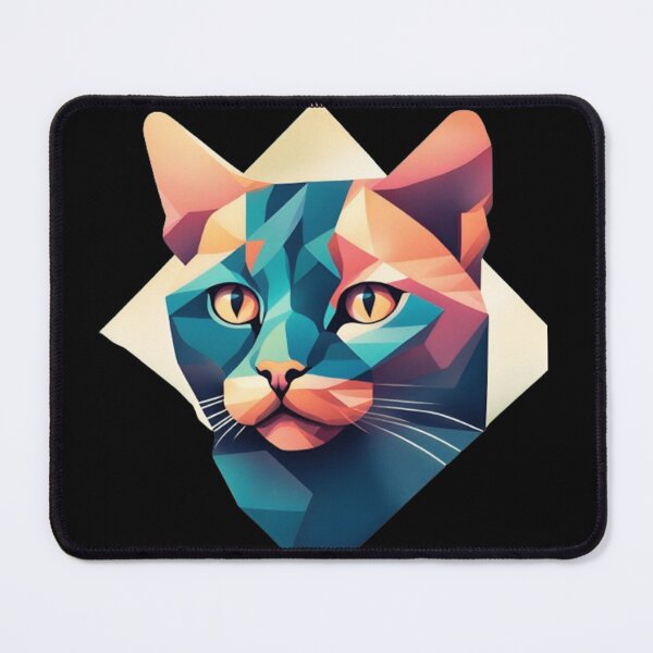 Item preview, Geometric kitty cat designed and sold by Shtex.
