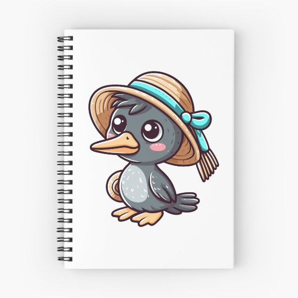 Item preview, Stylish Cormorant with Hat designed and sold by ArtfulWeave.