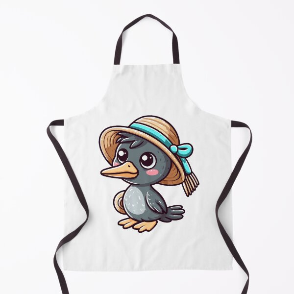 Item preview, Stylish Cormorant with Hat designed and sold by ArtfulWeave.