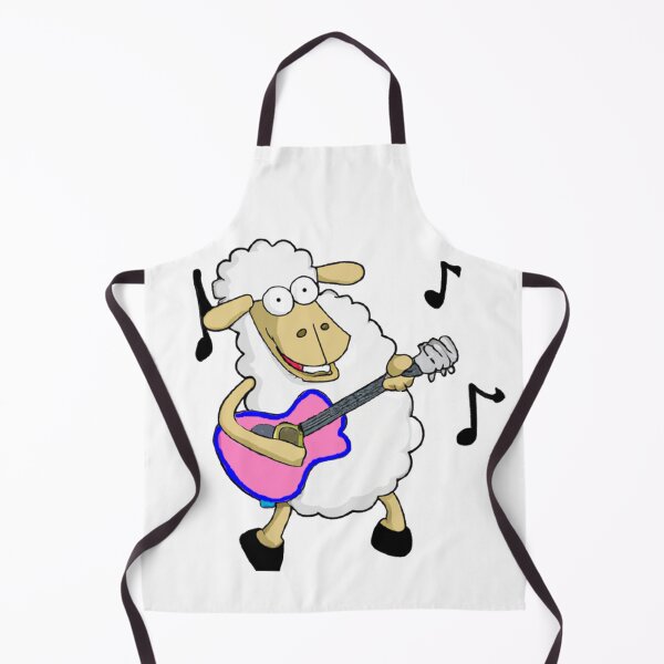 Item preview, Funny Guitarist Sheep designed and sold by myfavoritegifts.