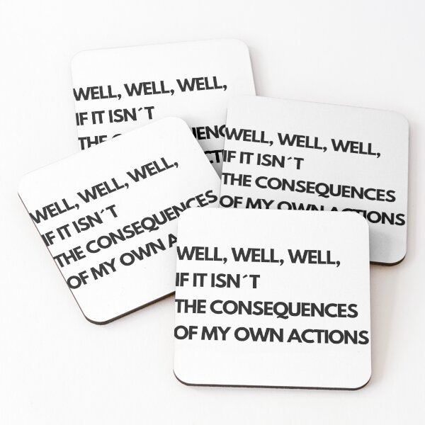 Item preview, well well well, if not the consequences of my own actions designed and sold by VictorCV.
