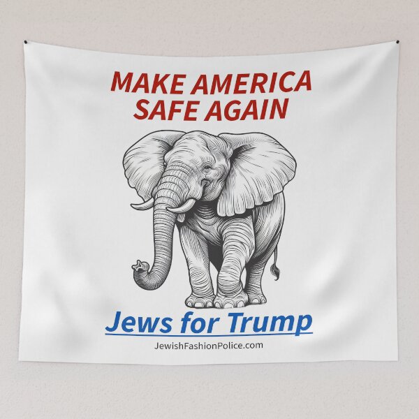 Item preview, Jews for Trump designed and sold by Jewish Fashion  Police.