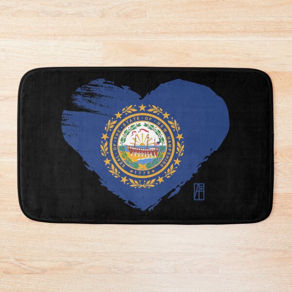 Item preview, U.S. state - I Love New Hampshire - New Hampshire flag designed and sold by ArtProjectShop.