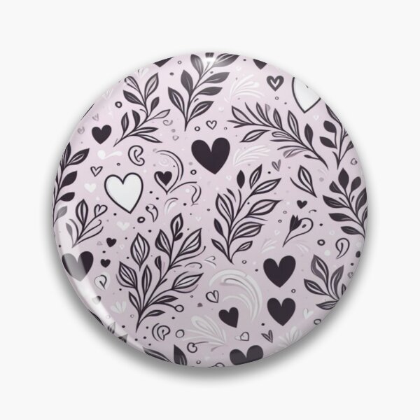 Item preview, Whimsical Black and White Hearts Pattern - Timeless Romance! designed and sold by Rui Fernandes.