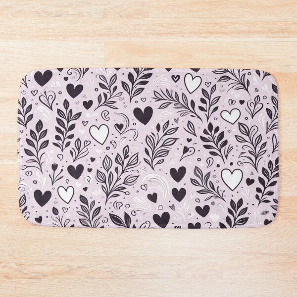 Item preview, Whimsical Black and White Hearts Pattern - Timeless Romance! designed and sold by Rui Fernandes.