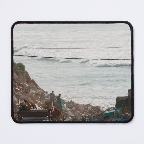 Item preview, Sea view behind the rubble field designed and sold by rhosbahu.