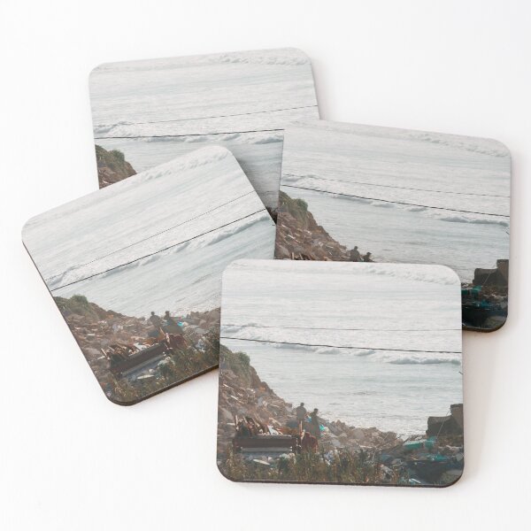 Item preview, Sea view behind the rubble field designed and sold by rhosbahu.