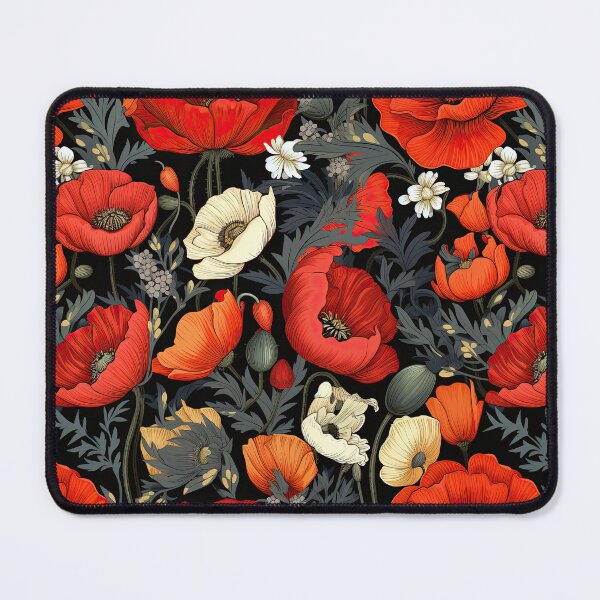 Item preview, Poppy Field Repeating Pattern designed and sold by arabicdesigns.