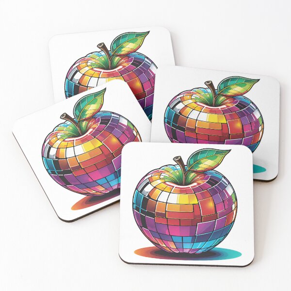 Item preview, Disco Ball Rainbow Apple designed and sold by GooGooPop.