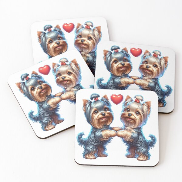 Item preview, Tiny Tails, Big Love: Yorkshire Terrier Duo designed and sold by Rez3rekt.