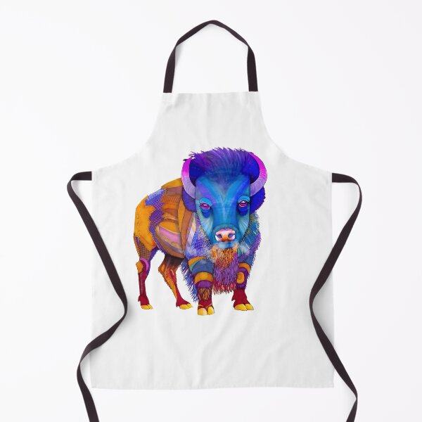 Item preview, The American Bison in bright colors designed and sold by Brooke Connor.
