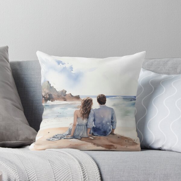 Item preview, Romantic Couple on the Beach designed and sold by boomtin99.