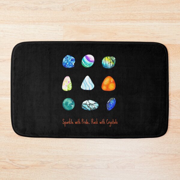 Item preview, LGBTQ T-shirt, Sparkle With Pride, Rock With Crystals, slogan t shirt, Rocks Minerals unisex t-shirt, Spiritual T-shirt, gemstones tee, gift for her, him , Mothers day, crystal gem tees designed and sold by PrideBeProud.