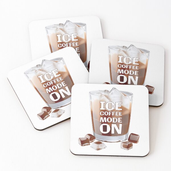 Item preview, Ice Coffee Mode On designed and sold by twisted-dot.