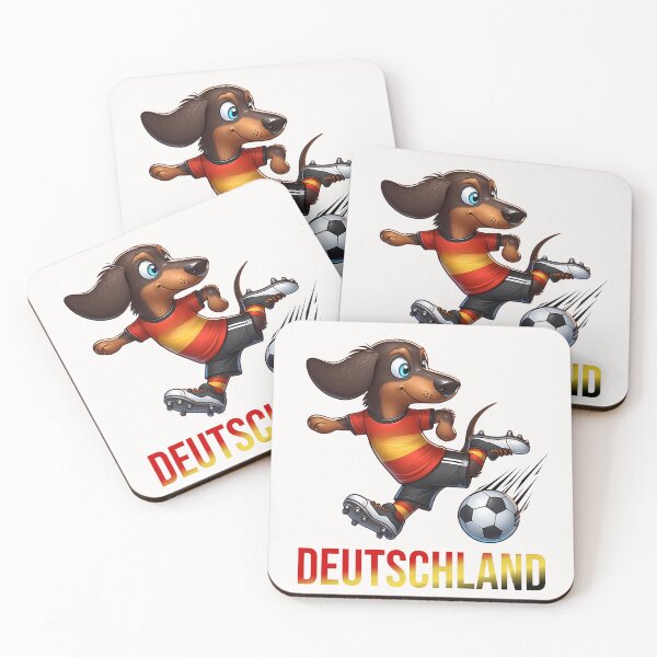 Item preview, Funny Dachshund soccer player,  German football team World Tournament designed and sold by Oz64.