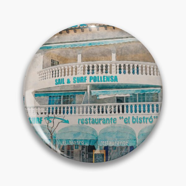 Item preview, Puerto Pollensa Mallorca Sail And Surf Watercolour Effect designed and sold by GG WALL ART.