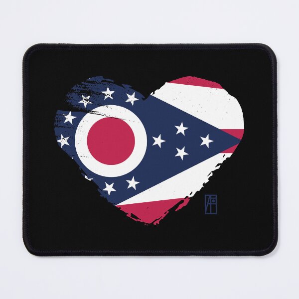 Item preview, U.S. State - I Love Ohio - Ohio Flag designed and sold by ArtProjectShop.