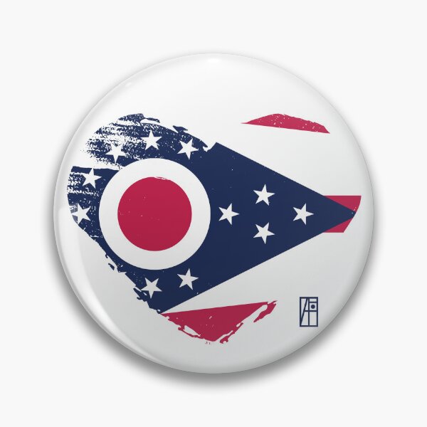 Item preview, U.S. State - I Love Ohio - Ohio Flag designed and sold by ArtProjectShop.
