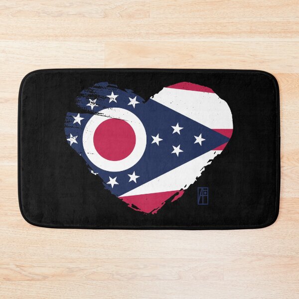 Item preview, U.S. State - I Love Ohio - Ohio Flag designed and sold by ArtProjectShop.