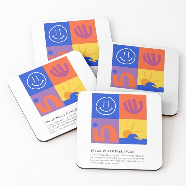 Item preview, vibrant vibes and funky feels designed and sold by KAJÖ SHOP.