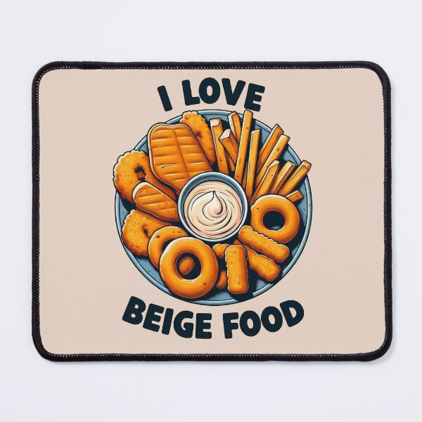 Item preview, I love beige food designed and sold by Vkinsify.