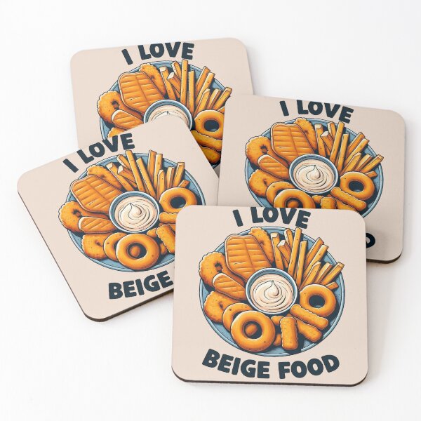 Item preview, I love beige food designed and sold by Vkinsify.