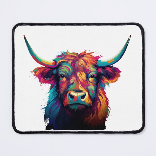 Item preview, Neon Highland Cow designed and sold by boomtin99.