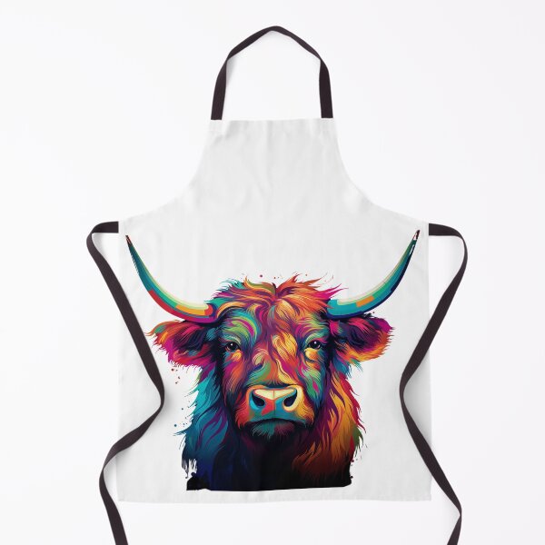 Item preview, Neon Highland Cow designed and sold by boomtin99.