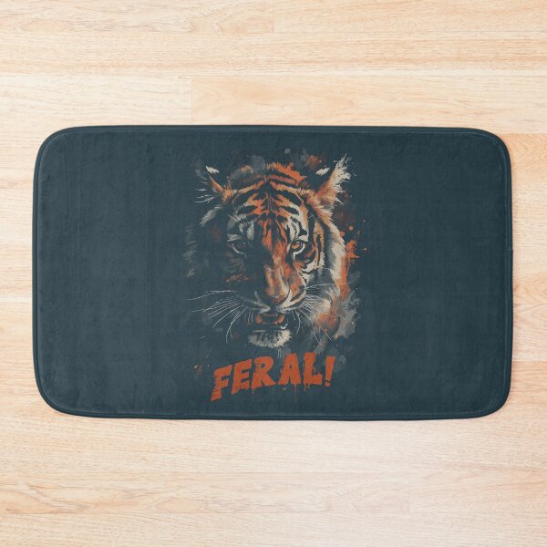 Item preview, Wild Instinct - Feral Tiger Roar Illustration designed and sold by Sir Meow Meow.