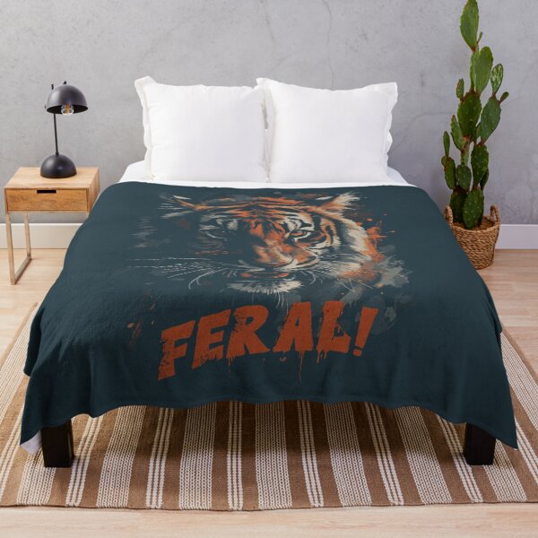 Item preview, Wild Instinct - Feral Tiger Roar Illustration designed and sold by Sir Meow Meow.