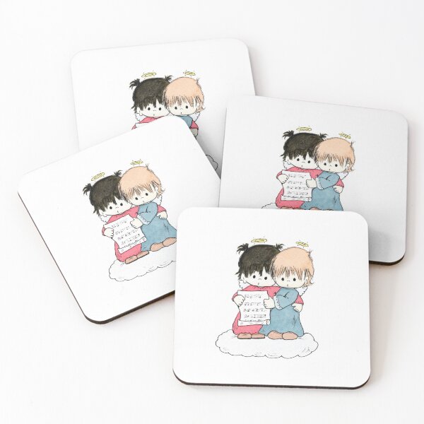 Item preview, two little angels on a cloud designed and sold by taritingle.