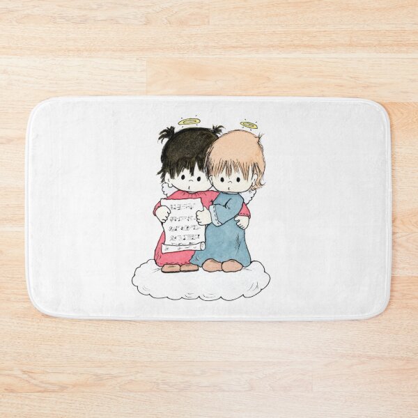 Item preview, two little angels on a cloud designed and sold by taritingle.