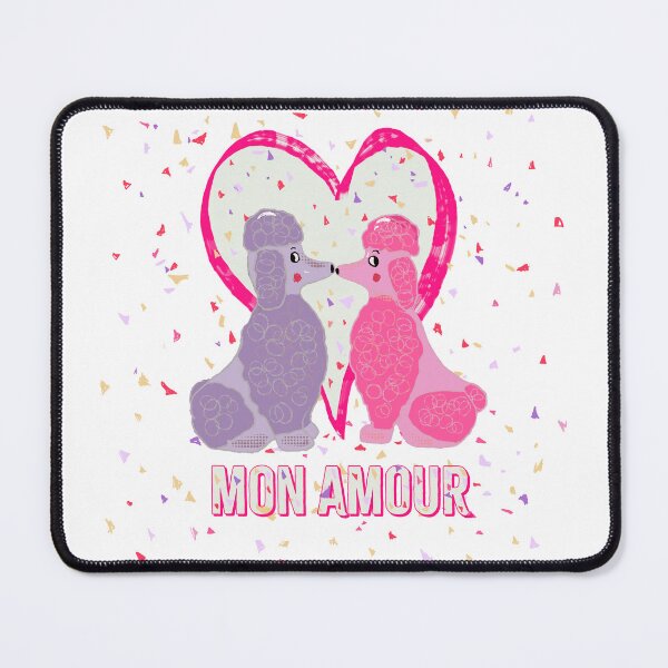 Item preview, Mon Amour french poodle happy Valentine’s Day  designed and sold by K Mussack.