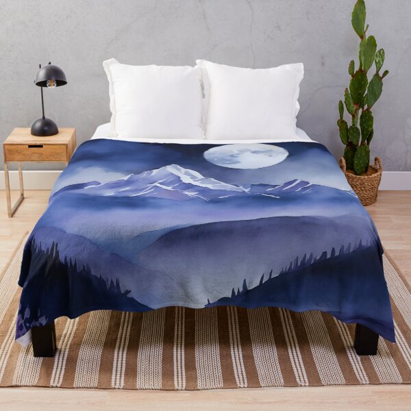 Item preview, Moonlit Mountains Majesty designed and sold by colorvisionart.