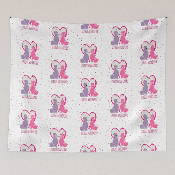 Item preview, Mon Amour french poodle happy Valentine’s Day  designed and sold by K Mussack.
