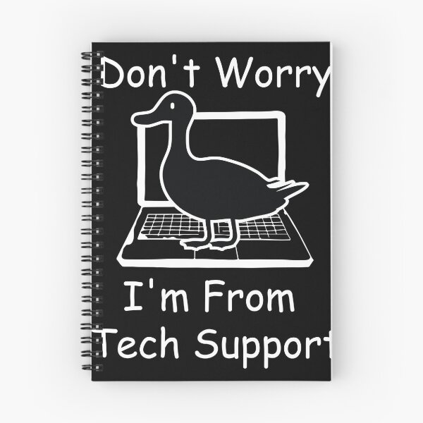 Item preview, Don't Worry I'm From Tech Support Funny Duck On Computer T-Shirt designed and sold by ouaredi.