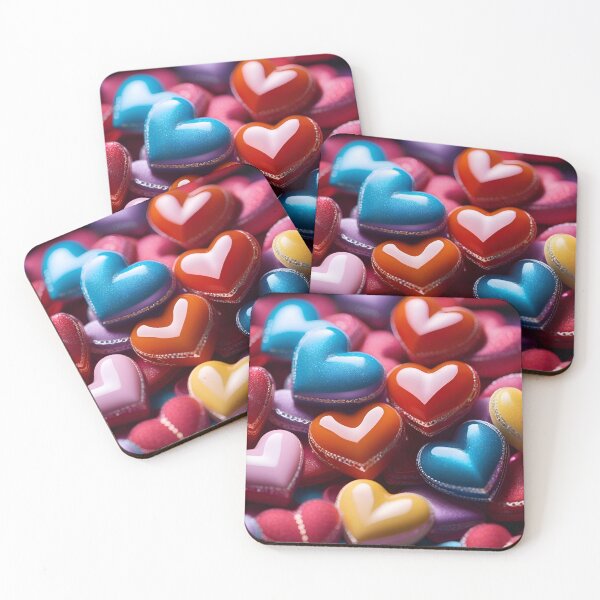Artikelvorschau, Valentine Love Hearts Pattern entworfen und verkauft von TheArtOfPat.