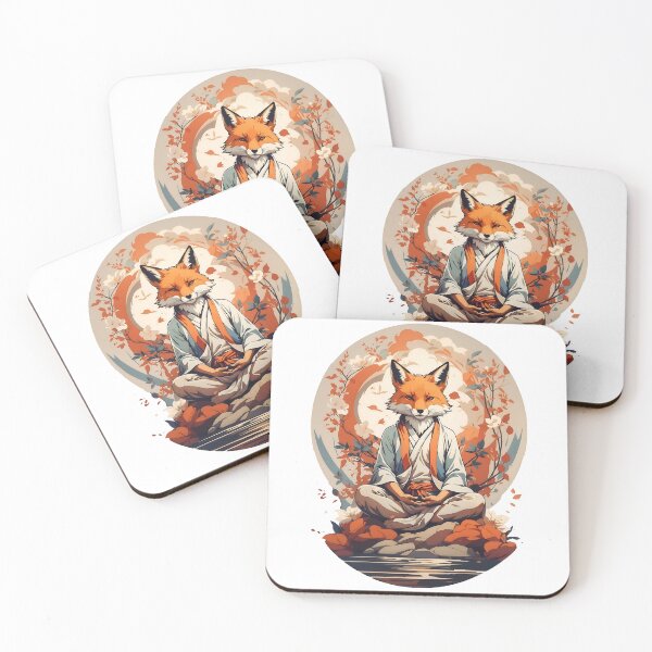 Item preview, Fox Blooming Light Meditation designed and sold by BzzBzzArts.