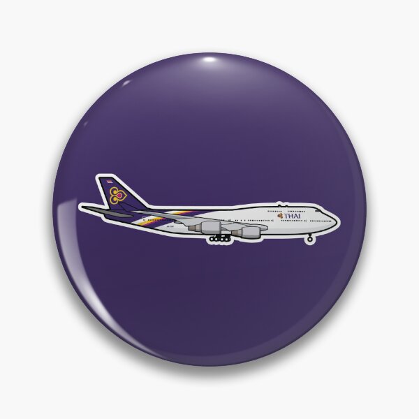 Item preview, Thai Airways 747 designed and sold by PilotDecals.