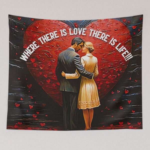 Item preview, Where there is love there is life. designed and sold by designJasmin.