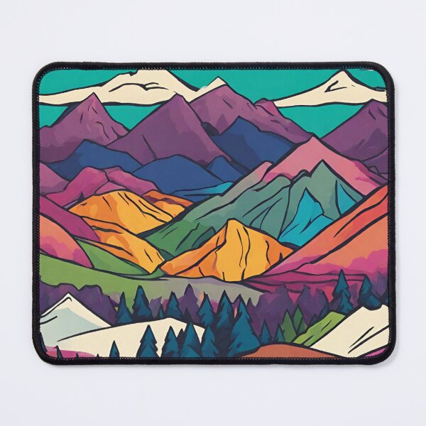 Item preview, Colorful Mountain Peaks designed and sold by CharmStudio.